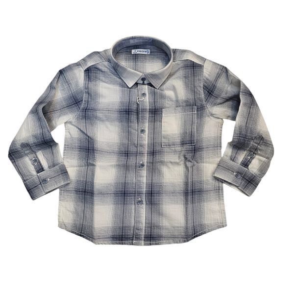 NEW COLLECTION
CAMICIA MAYORAL BAMBINO ANTRACIDE E LATTE
4114