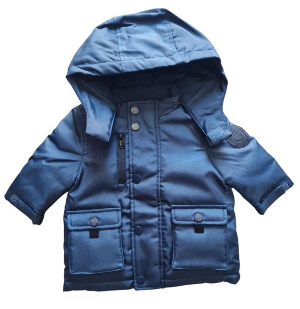 GIUBBOTTO GUESS NEONATO CAPPOTTO LUNGO BLU NAVY N4BL15WDH90
100% POLIAMIDE