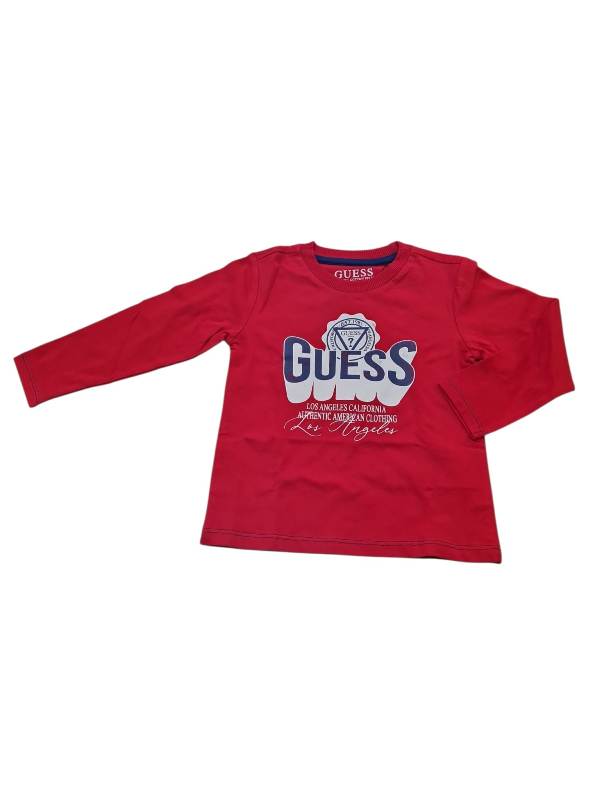 NEW COLLECTION
T-SHIRT MANICA LUNGA GUESS BAMBINO ROSSO FUOCO
N5YI13K8HM0