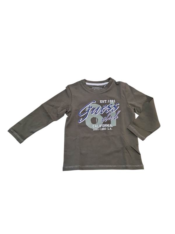 NEW COLLECTION
T-SHIRT MANICA LUNGA GUESS BAMBINO VERDE ARMY
N5YI15K8HM4