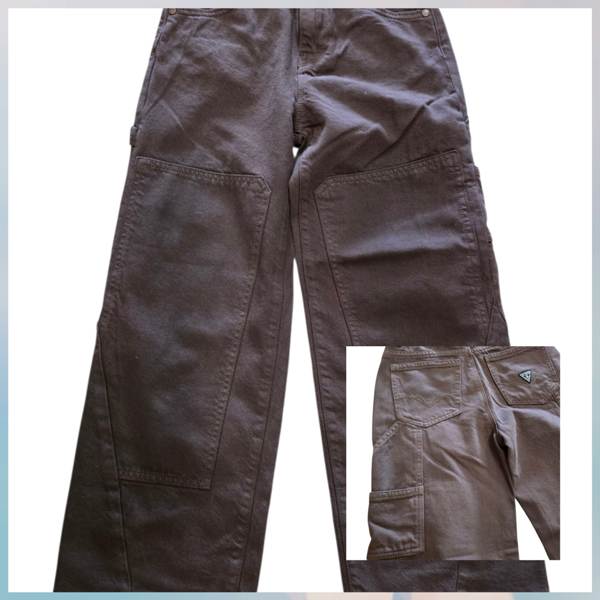 NEW COLLECTION
JEANS GUESS RAGAZZO RIGID BULL DENIM WORKER PANTS CHOCOLATE BROWNIE L5YB03WHE50
