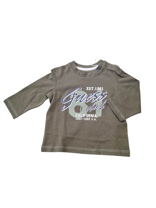 NEW COLLECTION
T-SHIRT MANICA LUNGA GUESS NEONATO OLIVE MORNING
N5YI15K8HM4