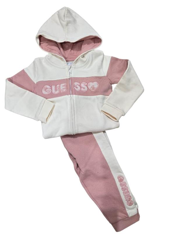NEW COLLECTION
TUTA GUESS BAMBINA ZIPPATA CON CAPPUCCIO ROSA E LATTE
K5BG04KAV34
