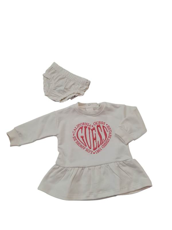 NEW COLLECTION
ABITO GUESS NEONATA CREMA E LOGO ROSA
A5YK06KAD74