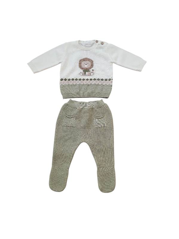 NEW COLLECTION
TUTINA SPEZZATA NEONATO MAYORAL IN FILO VERDE E LEONCINO
2563