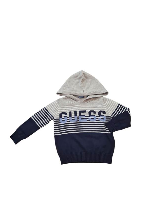 NEW COLLECTION
MAGLIONE GUESS BAMBINO GRIGIO E BLU CON CAPPUCCIO
N5BR07Z2BB0