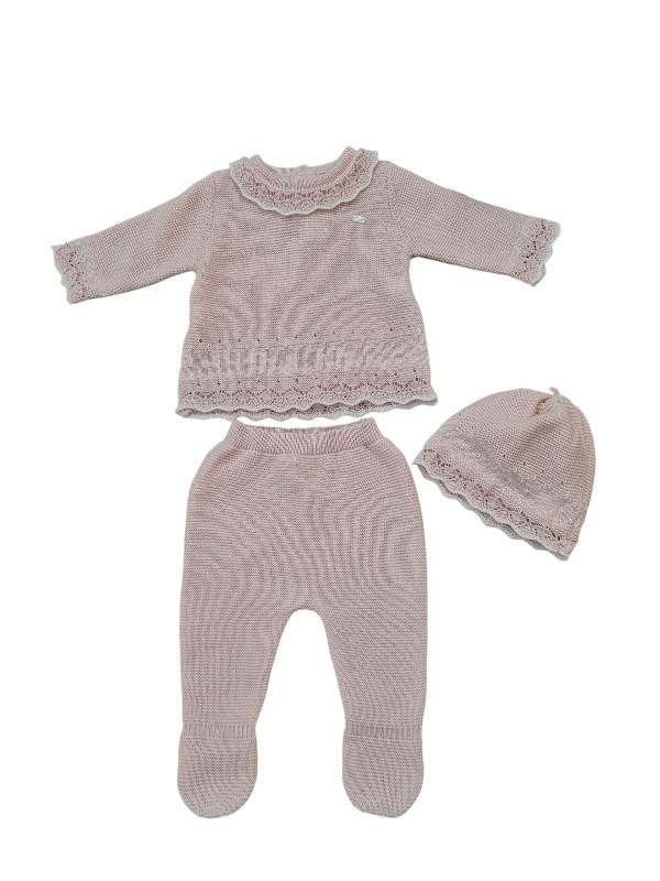 NEW COLLECTION
COORDINATO MAYORAL NEONATA IN FILO ROSA SET
2556