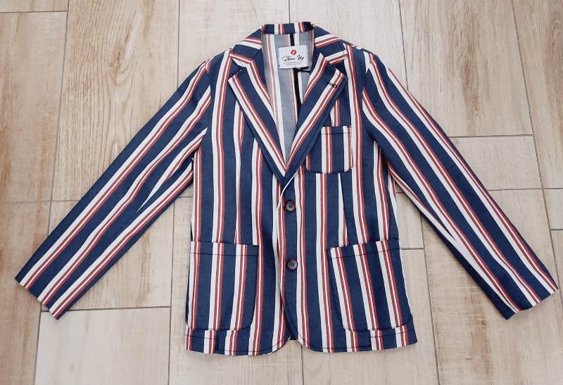 GIACCA RAGAZZO STONEUP A RIGHE 
97% COTONE 3% ELASTANO
MODELLO GIAST006