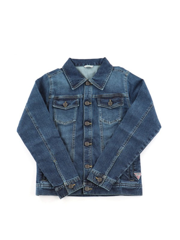GIUBBOTTO GUESS BAMBINO JEANS MEDIO SCURO N0BL08D4H60
98% COTONE 2% ELASTANO