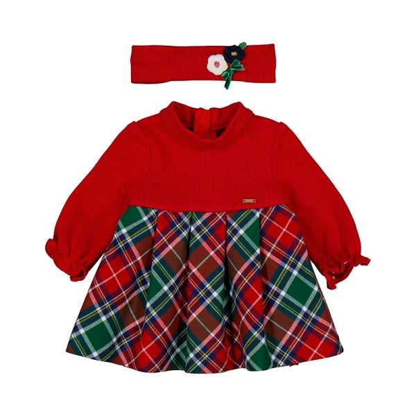 NEW COLLECTION
ABITO MAYORAL NEONATA ROSSO E SCOZZESE 2862