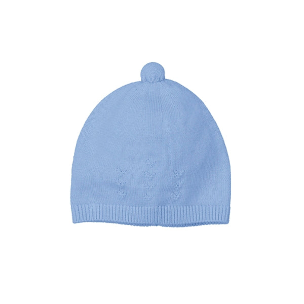 NUOVO ARRIVO
CAPPELLO MAYORAL NEONATO IN FILO DI COTONE AZZURRO
9717