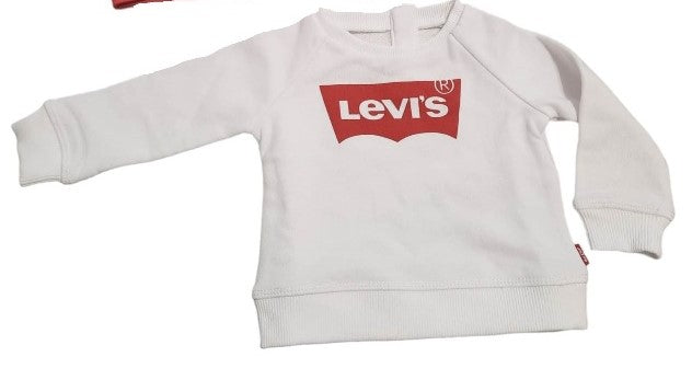 NUOVO ARRIVO
FELPA LEVI'S NEONATO UNISEX BASIC  BIANCA
1E6660