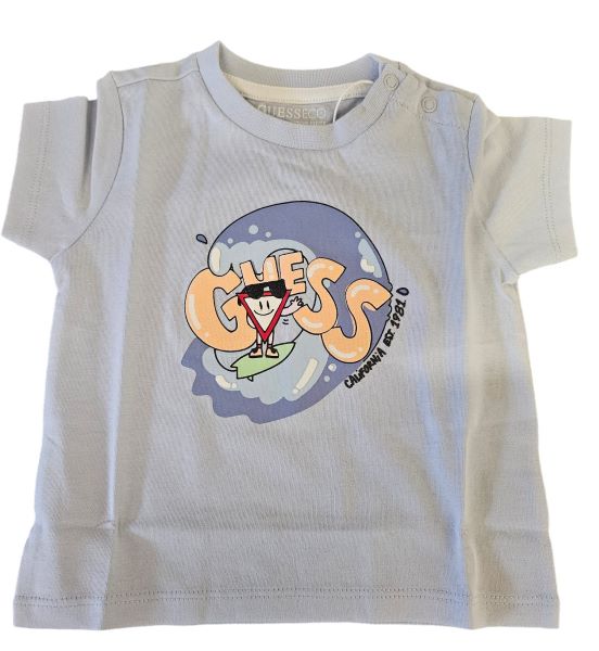 NUOVO ARRIVO 
T-SHIRT GUESS NEONATO LOGO IN ARANCIONE 
I4GI02K8HM4