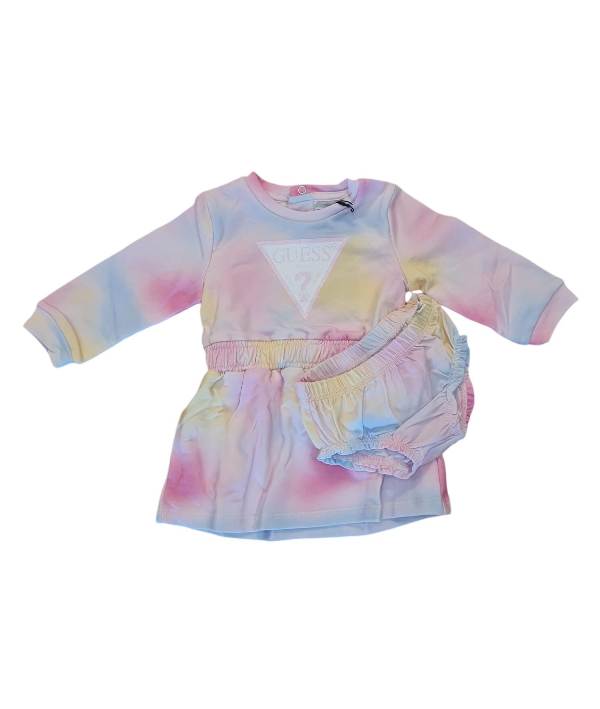 ABITO GUESS NEONATA MANICA LUNGA COLORI PASTELLO A4YK04KA6R3
100% COTONE