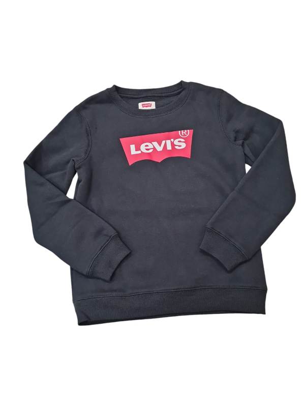 FELPA LEVI'S RAGAZZO COLORE NERO GIROCOLLO MODELLO 9E9079