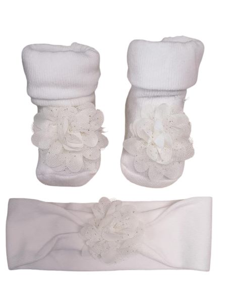 SET NEONATA MAYORALCALZINI E FASCIA