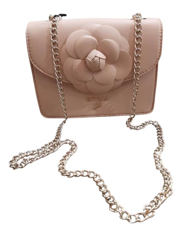 BORSA A TRACOLLA GUESS DA BAMBINA E RAGAZZA ROSA CON FIORE 3D E DETTAGLI ORO
J5RZ24WGVT0
