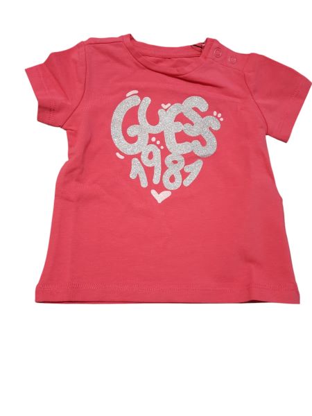 NUOVO ARRIVO
T-SHIRT NEONATA GUESS CON SCRITTA GLITTERATA ARGENTO
A5RI00K6YW4