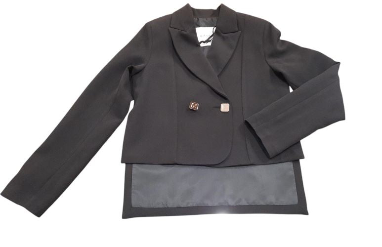 BLAZER RAGAZZA GAELLE 14 ANNI IN TESSUTO ELEGANTE NERO CON DOPPIO PETTO
2745JY00315
