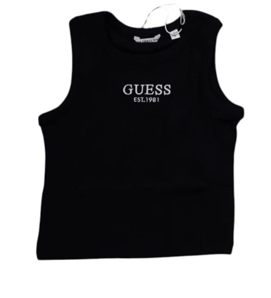 NUOVO ARRIVO
TOP GUESS RAGAZZA NERO A COSTINE MODELLO CROPPED CANOTTA J4YI16KBZP4