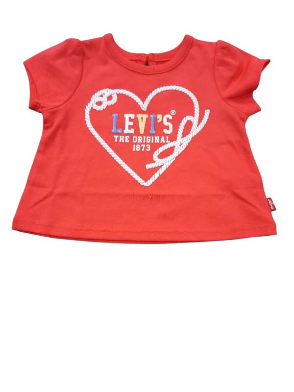 NUOVO ARRIVO
T-SHIRT NEONATA LEVI'S MEZZA MANICA CORALLO
1EM402

MODELLO 1EM402