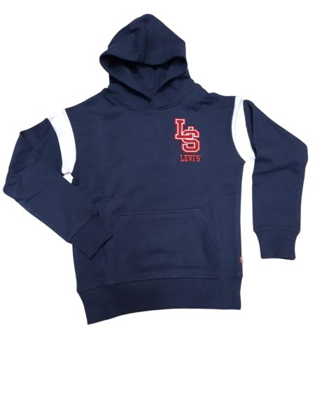 FELPA RAGAZZO LEVI'S BLU NAVY MANICA LUNGA, CON CAPPUCCIO
9EM362