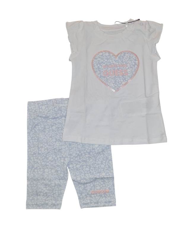 NUOVO ARRIVO
COORDINATO NEONATA GUESS AZZURRO POLVERE E BIANCO
A5GG05K6YW4