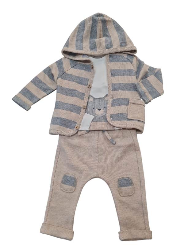 NEW  COLLECTION 
COORDINATO MAYORAL NEONATO BEIGE E GRIGIO 
2625