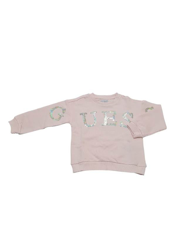 NEW COLLECTION 
FELPA GUESS BAMBINA ROSA ANTICO E STRASS
K5BQ04KAD74