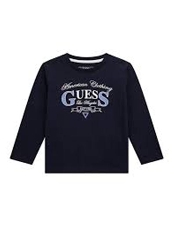 NEW  COLLECTION 
T-SHIRT MANICA LUNGA GUESS NEONATO BLUE NAVY
N5YI21K8HM4