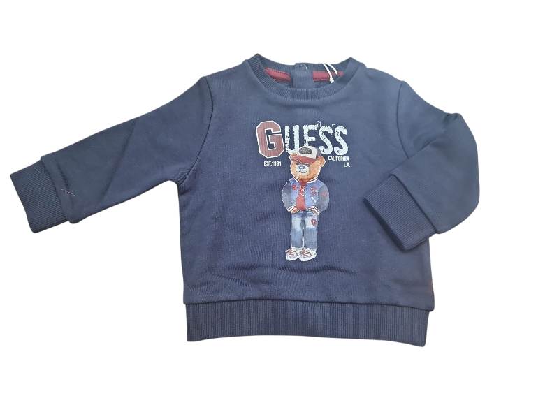 NEW  COLLECTION 
FELPA BLU CON STAMPA ORSETTO NEONATO GUESS
N5YQ05KAD74