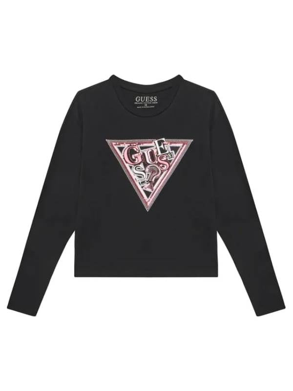 NEW COLLECTION 
T-SHIRT GUESS RAGAZZA NERA CON LOGO PAGLIETTATO UNICORNO
J5YI15K6YW4