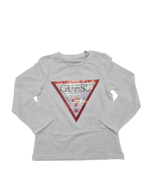 NEW COLLECTION 
T-SHIRT MANICA LUNGA GUESS BAMBINA BIANCA
K4RI30K6YW1