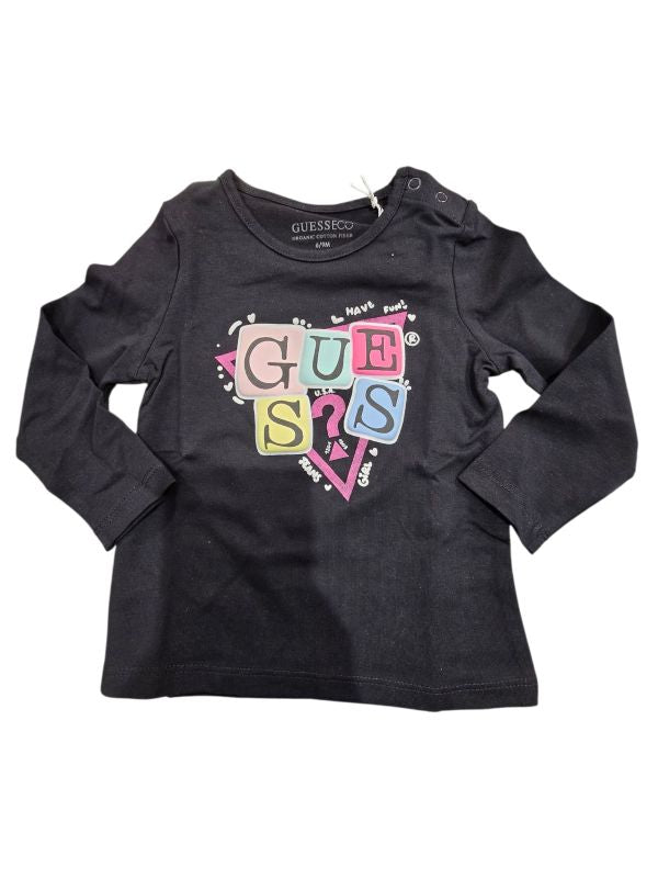 NEW  COLLECTION 
T-SHIRT MANICA LUNGA GUESS NEONATA NERA
A5YI00K6YW4