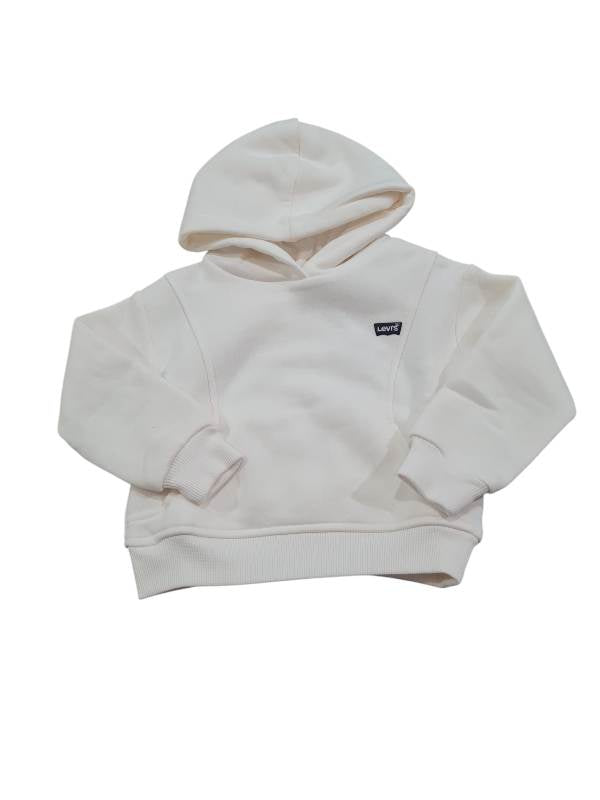 NEW COLLECTION 
FELPA LEVI'S RAGAZZO UNISEX CON CAPPUCCIO LATTE 
4EN447