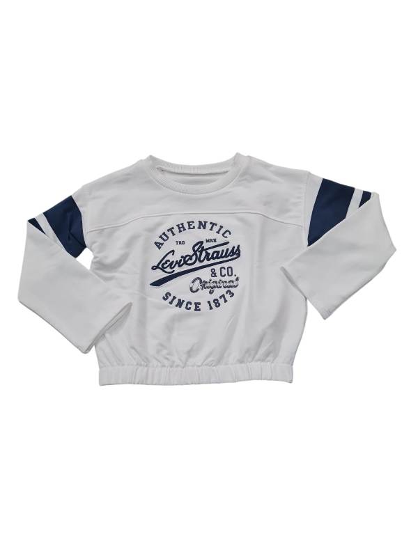 NEW COLLECTION
FELPA LEVI'S RAGAZZO BLANC DE BLANC 
4EN503