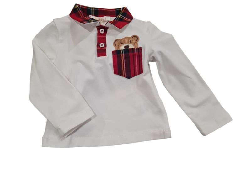 NEW COLLECTION
POLO COLOR LATTE CON COLLETTO TARTAN NALù NEONATO
P41538