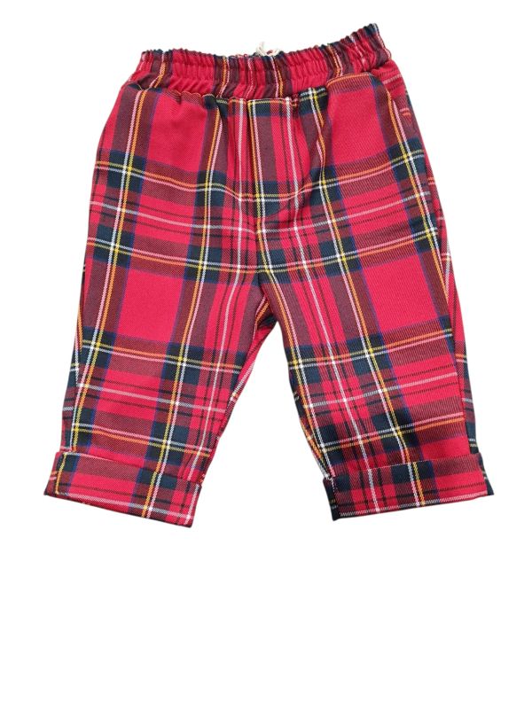 NEW COLLECTION
PANTALONE TARTAN ROSSO NALù NEONATO
P41536