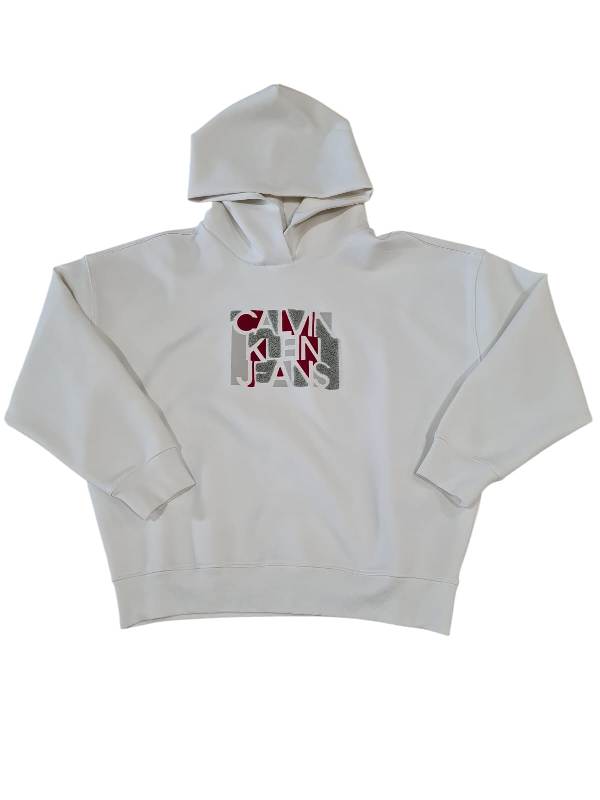 FELPA CON CAPPUCCIO RICAMATA CALVIN KLEIN LATTE RAGAZZO
B02460