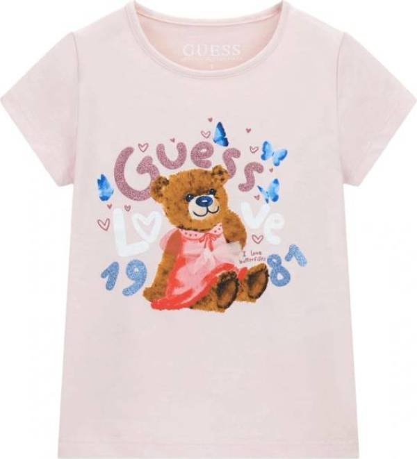 NUOVO ARRIVO
T-SHIRT MANICA CORTA ROSA CHIARO TEDDY DA NEONATA GUESS K6RI03K6YW4