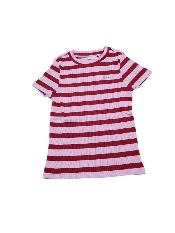 NUOVO ARRIVO
T-SHIRT GUESS RAGAZZA MANICA CORTA A COSTINE ROSA E FRAGOLA 
J6RI27KB020