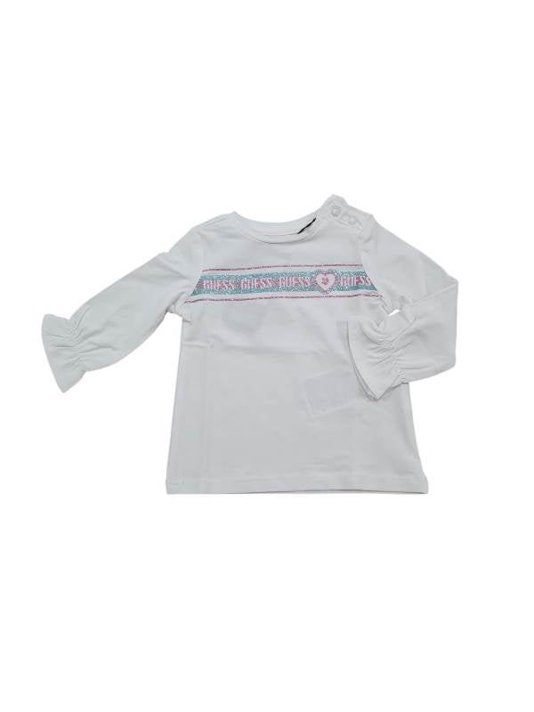 NUOVO ARRIVO
T-SHIRT GUESS NEONATA BIANCA CON LOGO GLITTERATA
A5YI05K6YW4