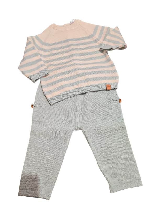 NUOVO ARRIVO
COORDINATO IN FILO DR.KID NEONATO NEL COLOR LATTE E AZZURRO POLVERE
206