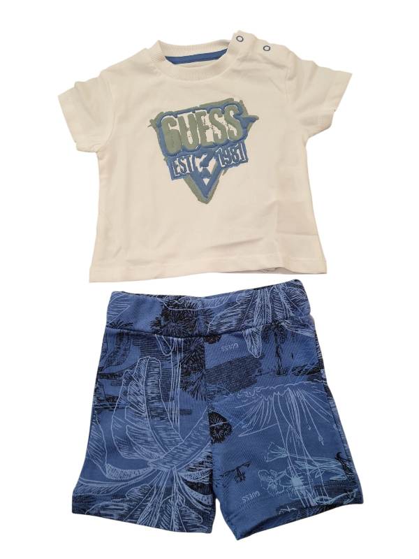 NUOVO ARRIVO
COORDINATO GUESS NEONATO BIANCO E BLU
I6GG14K8HM4