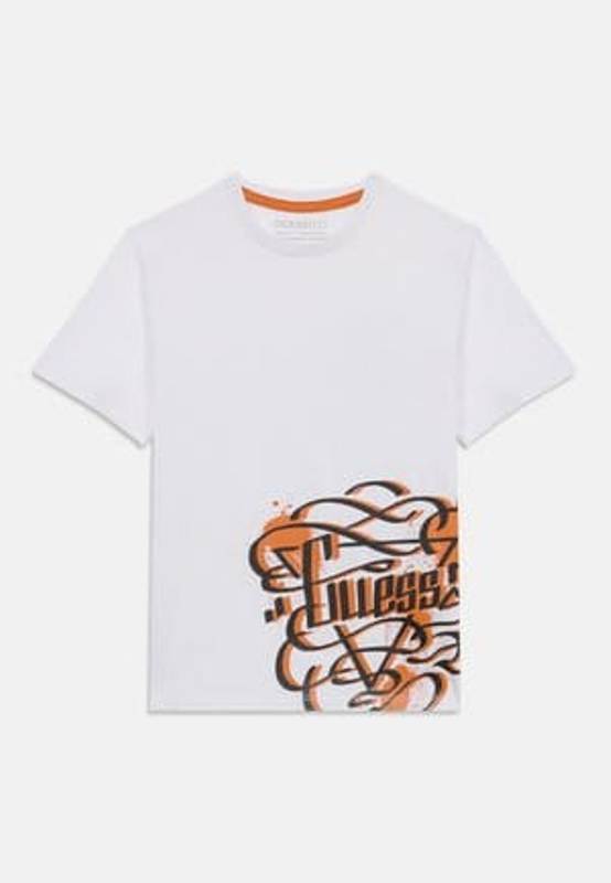 NUOVO ARRIVO 
T-SHIRT GUESS RAGAZZO BAINCA CON LOGO ARANCIONE 
L6GI12K8HM4