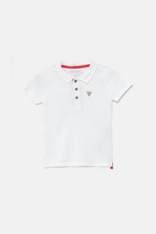 NUOVO ARRIVO 
POLO GUESS BAMBINO BIANCA CON LOGO IN ROSSO
N2GP03KAPY0