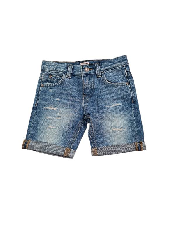 NUOVO ARRIVO 
SHORT GUESS NEONATO LAVAGGIO MEDIO CHIARO CON RISVOLTO E STRAPPI FODERATI
N6GD06D41E0