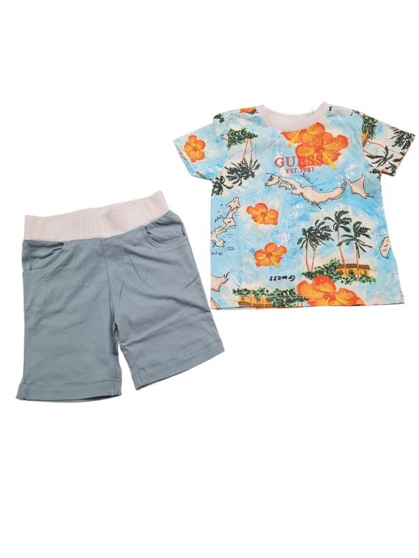 NUOVO ARRIVO 
COORDINATO GUESS BAMBINO MAPS PRINT 
N6GG04K8HM4