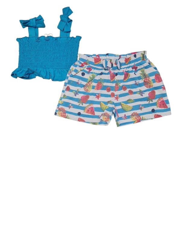 NUOVO ARRIVO
COORDINATO YOURS BAMBINA AZZURRO CON FANTASIA ESTATE
BY8633