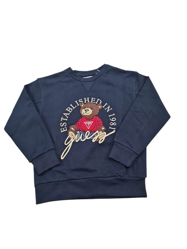 NUOVO ARRIVO
FELPA GUESS RAGAZZO UNISEX TEDDY SMART BLUE 
H5RJ01KAD74